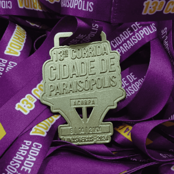 Medalha Corrida Cidade de Paraisópolis